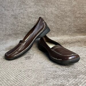 Easy Spirit Brown loafer slip-on leather sz 8